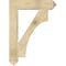 Ekena Millwork Westlake Arts & Crafts Rough Sawn Bracket, Douglas Fir, 6"W x 32"D x 44"H BKT06X32X44WTL03RDF - alternate 3